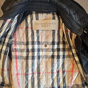 Burberry Quilted Belted Coat